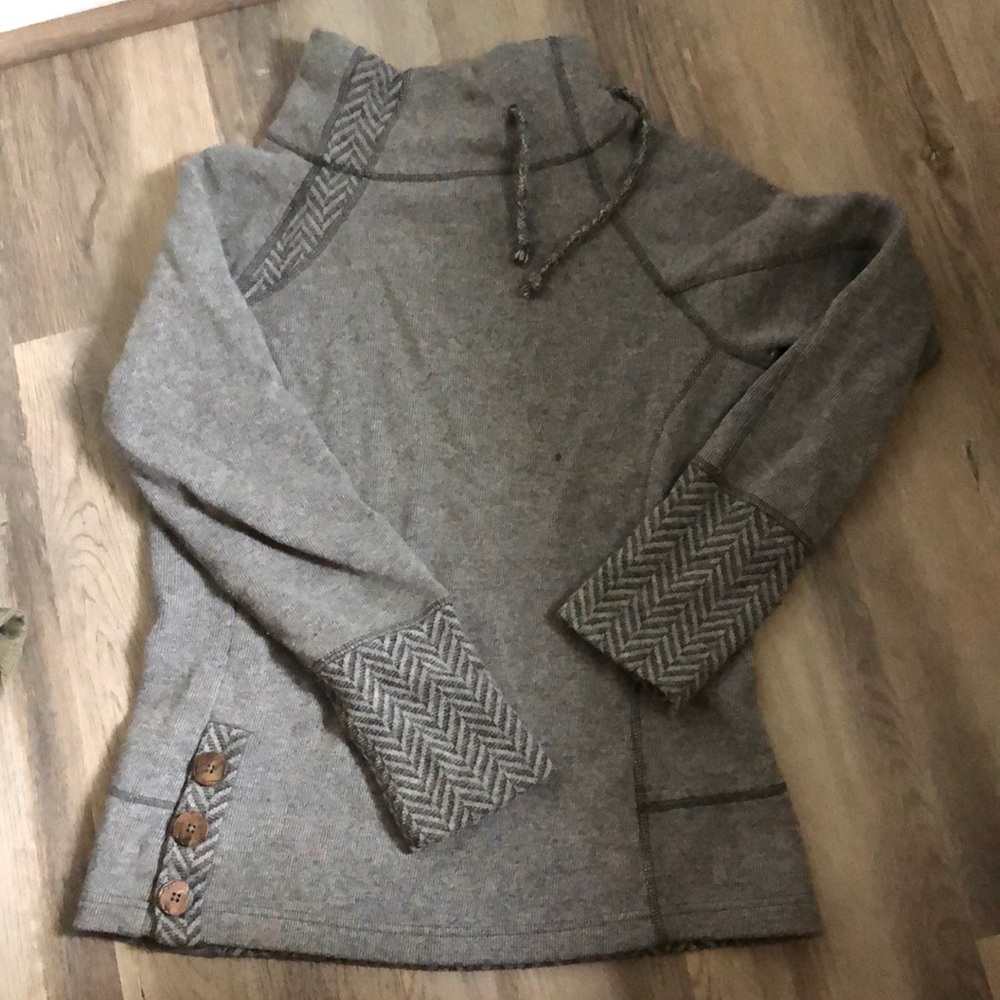 Prana cowl neck hoodie